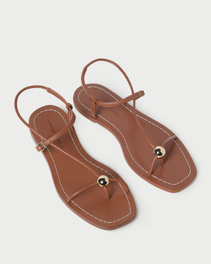 Lara Timber Leather Sandal - Loeffler Randall Customer Favorite