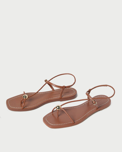 Lara Timber Leather Sandal - Loeffler Randall Customer Favorite