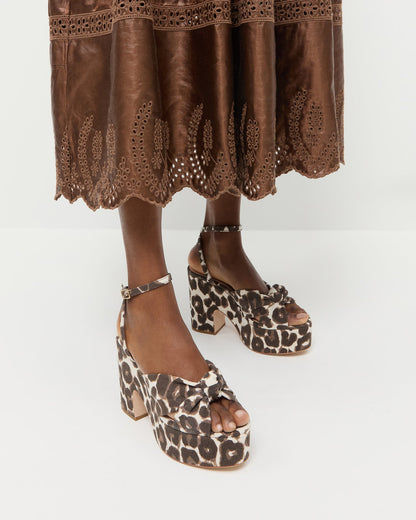 Liza Leopard Platform Sandal - Loeffler Randall Trending