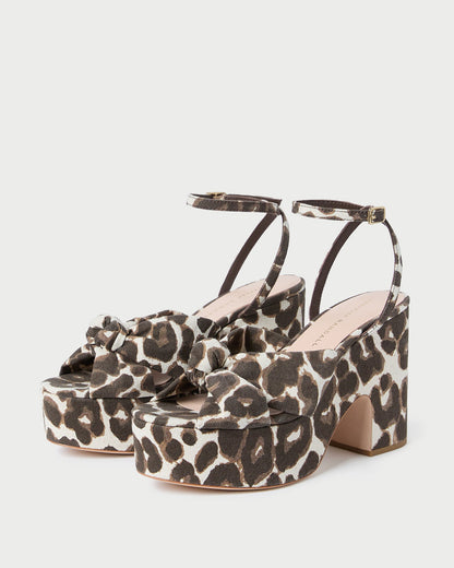 Liza Leopard Platform Sandal - Loeffler Randall Trending