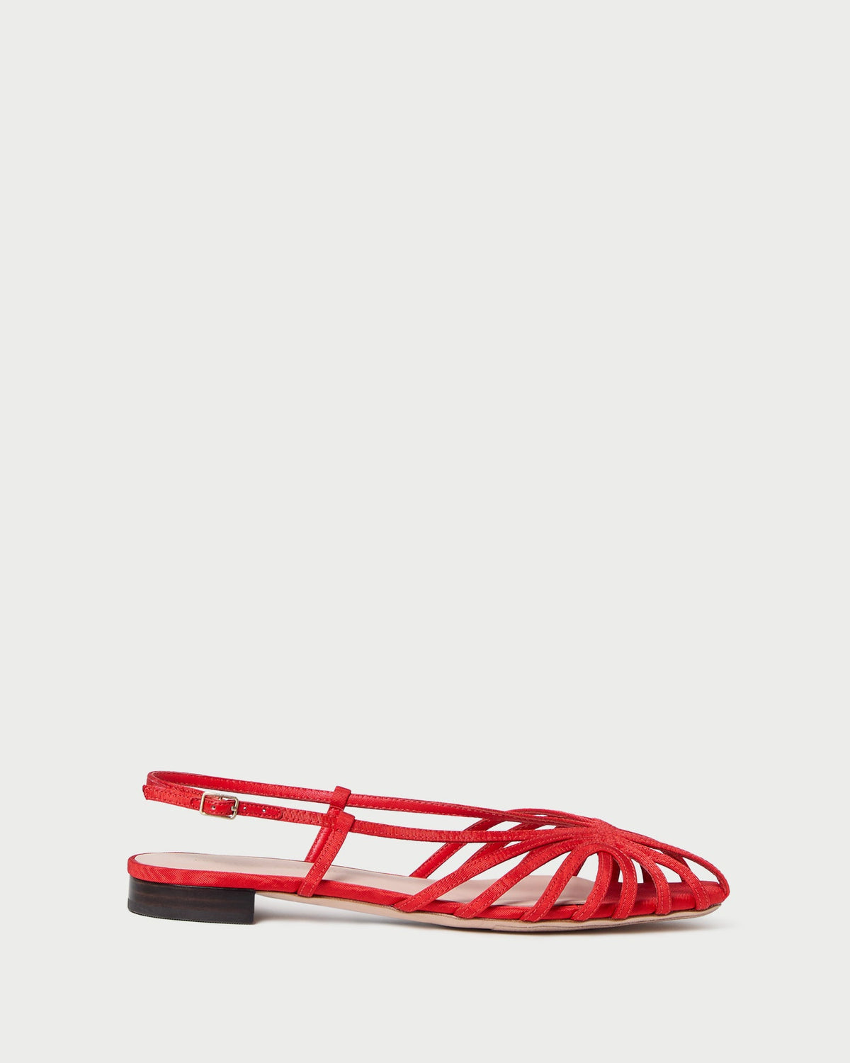 Devon Red Moiré Slingback Sandal - Loeffler Randall Latest