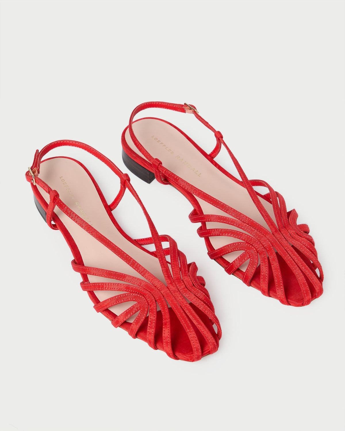 Devon Red Moiré Slingback Sandal - Loeffler Randall Latest