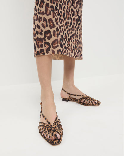 Devon Leopard Slingback Sandal - Loeffler Randall Exclusive