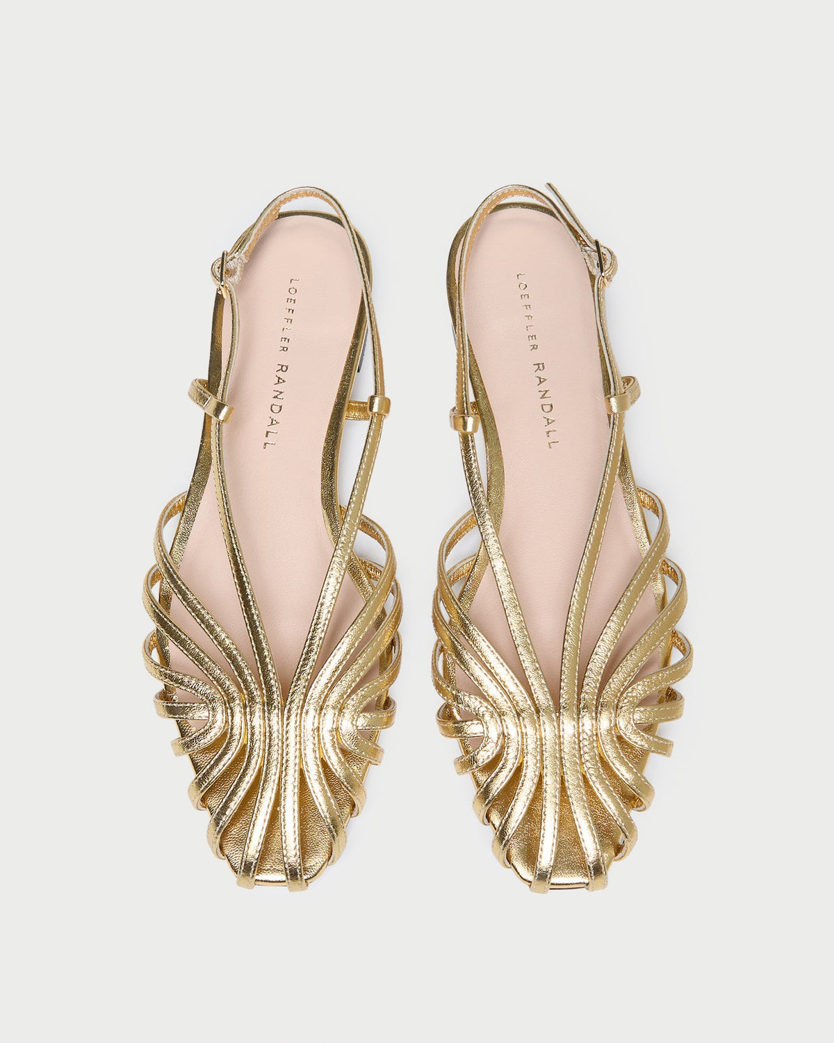 Devon Gold Slingback Sandal - Loeffler Randall Discount