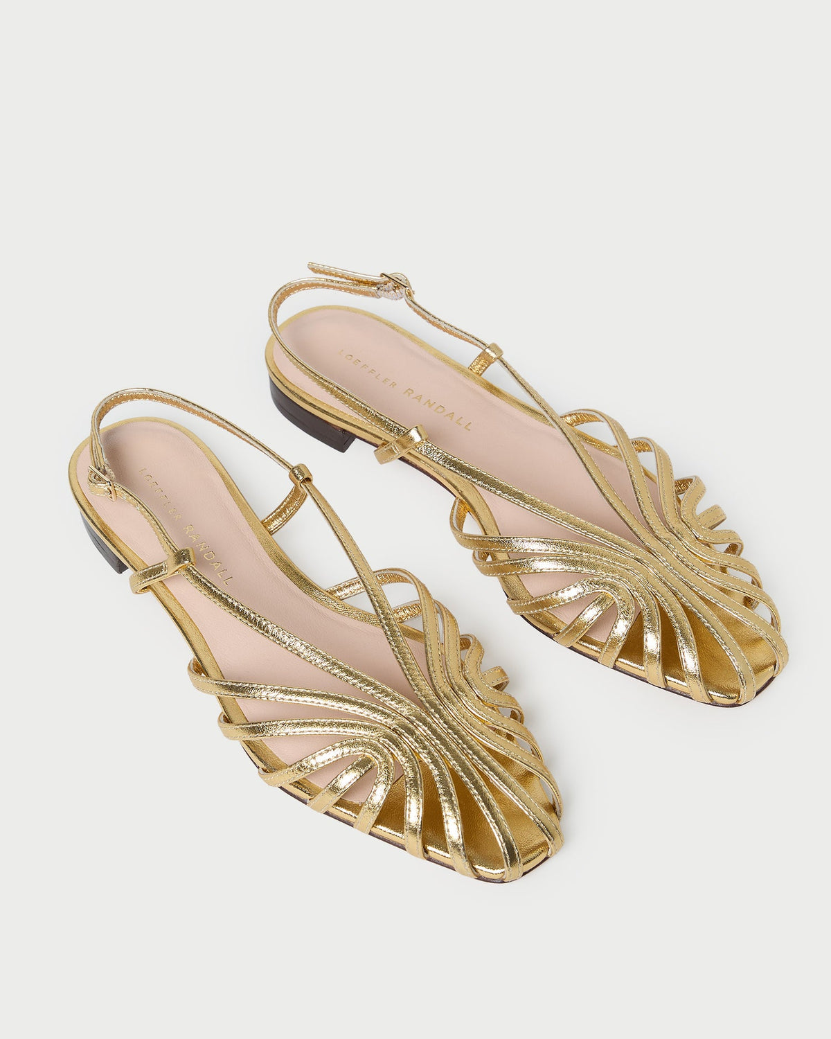 Devon Gold Slingback Sandal - Loeffler Randall Discount