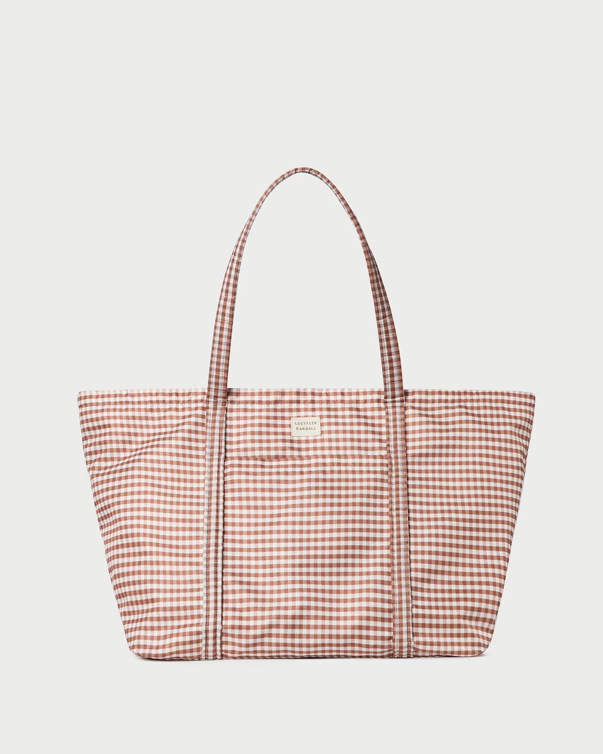 Dina Brown Gingham Travel Tote - Loeffler Randall Essential
