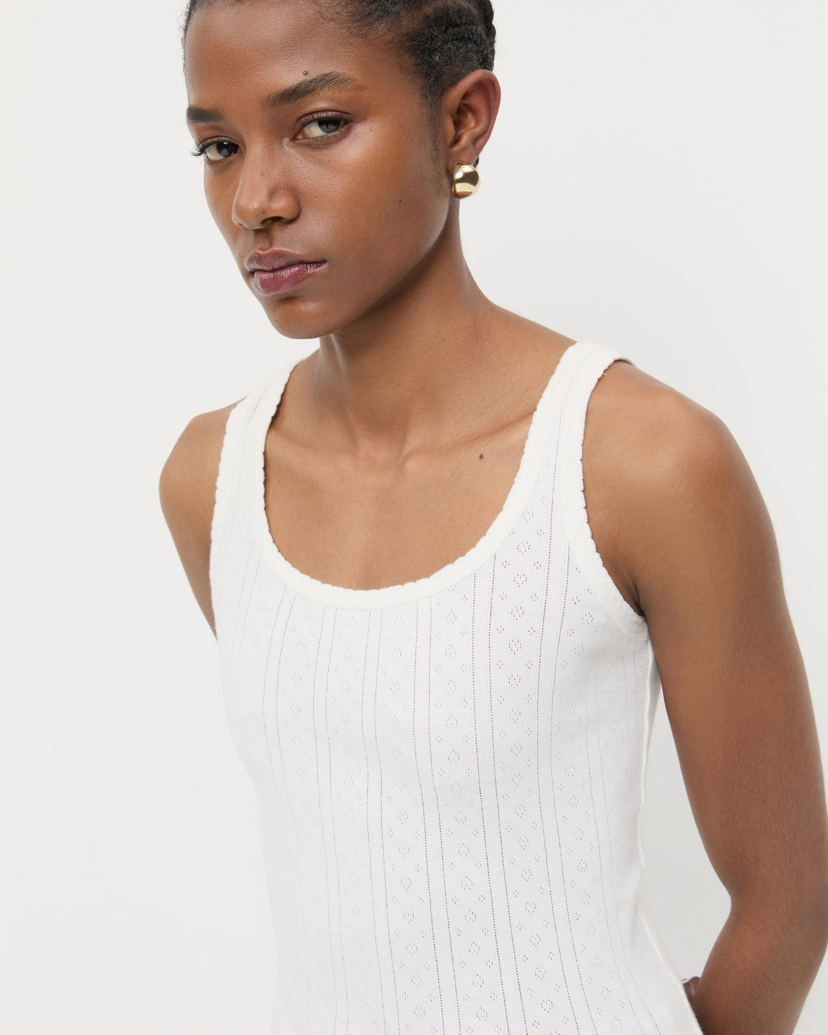 Rylee Pointelle Tank Top - Loeffler Randall Exclusive