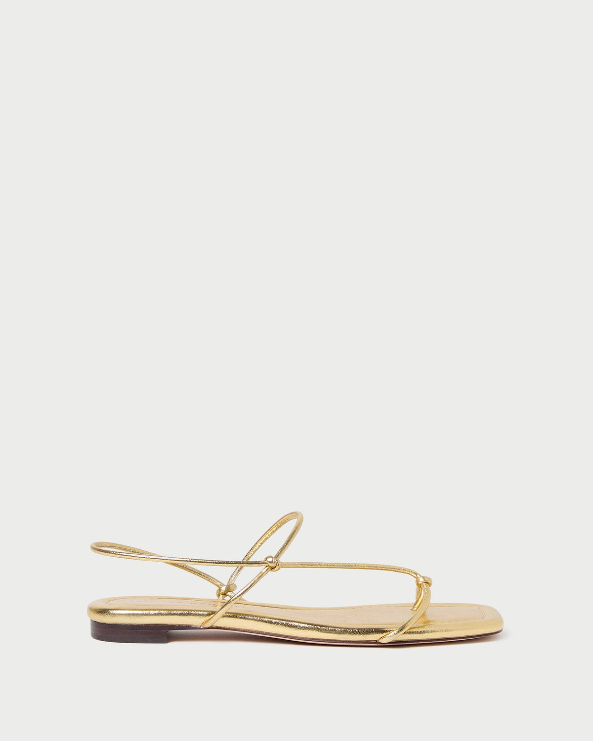 Eleanor Gold Strappy Sandal - Loeffler Randall Top Pick