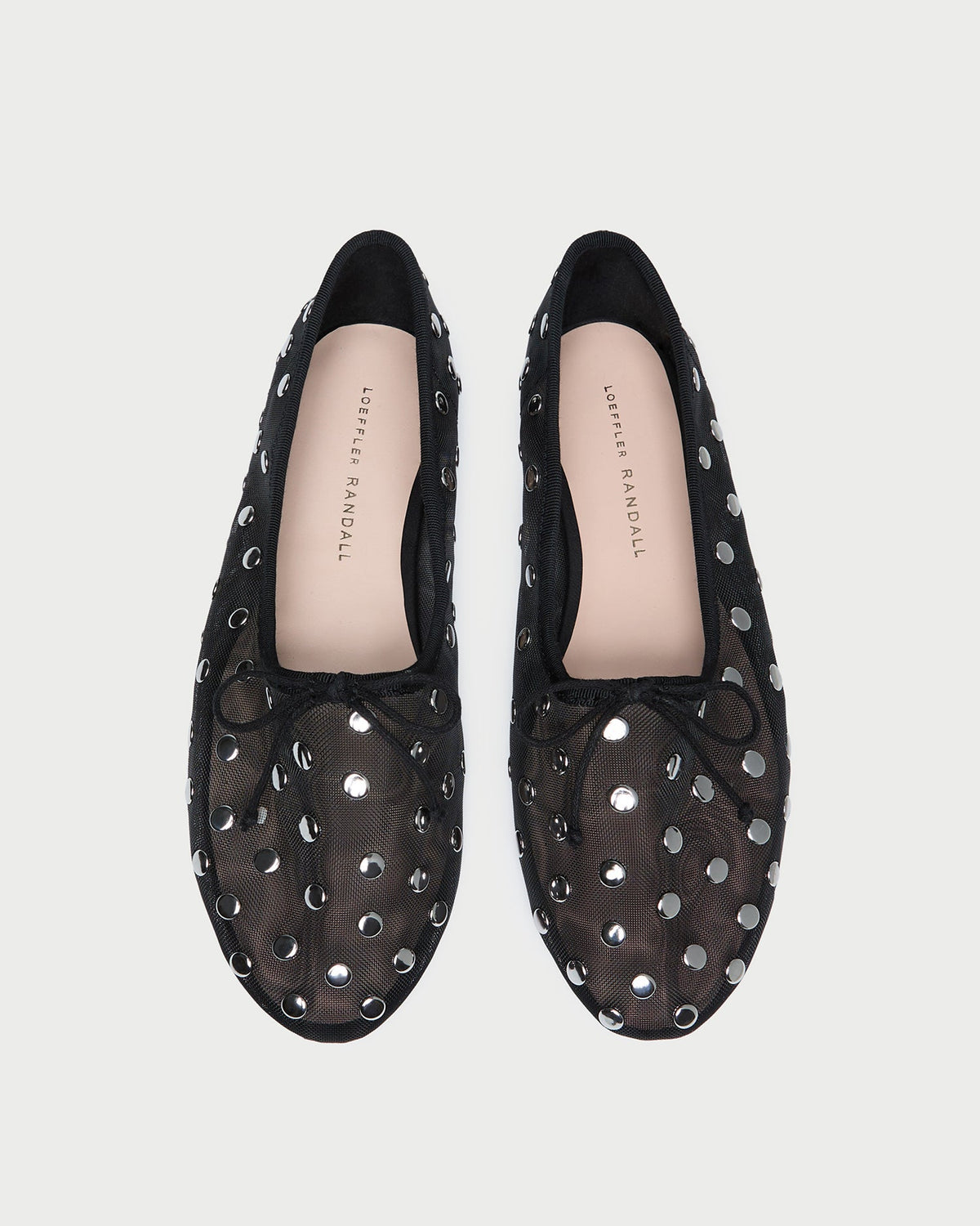 Landon Black/Silver Mesh Ballet Flat - Loeffler Randall Everyday