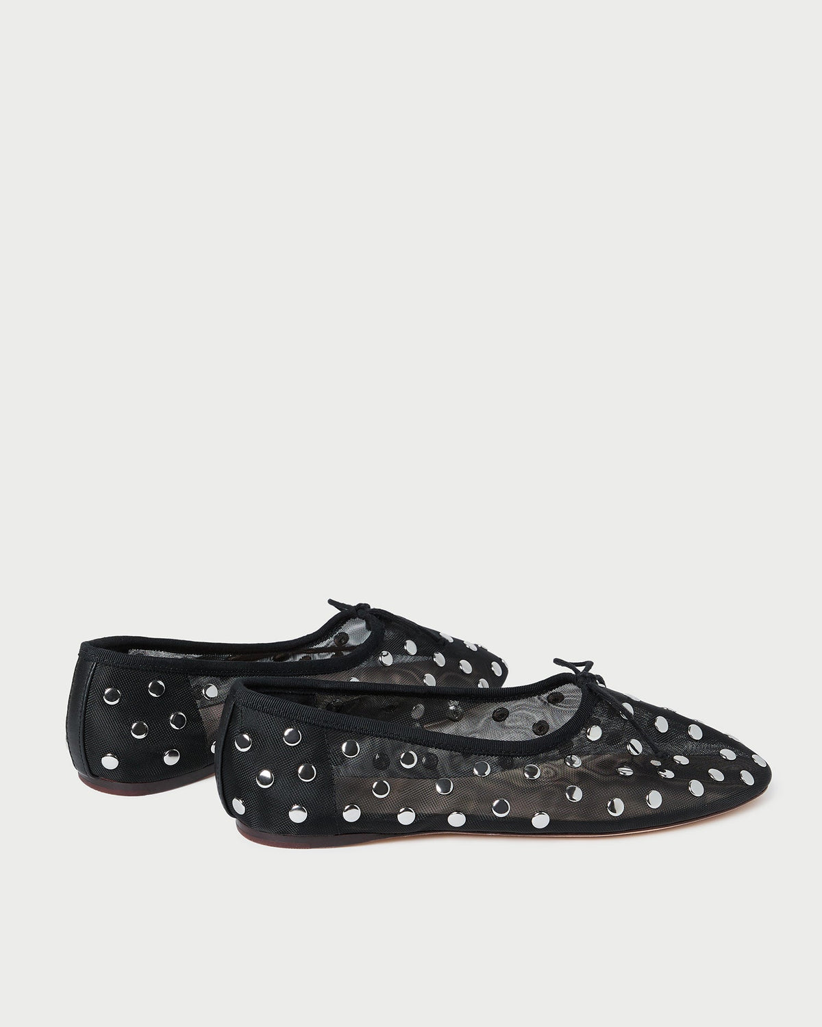 Landon Black/Silver Mesh Ballet Flat - Loeffler Randall Everyday