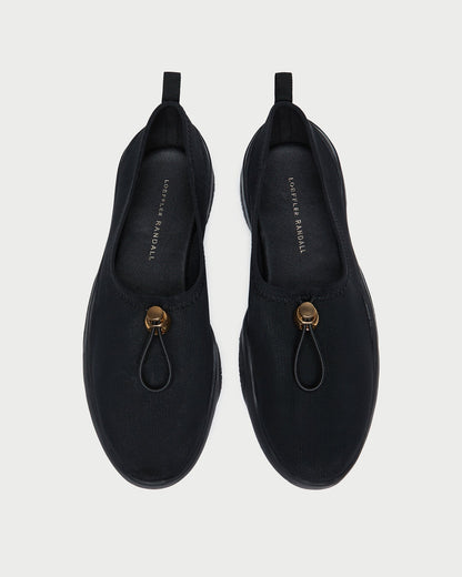 Raina Black Mesh Flat - Loeffler Randall Top Pick