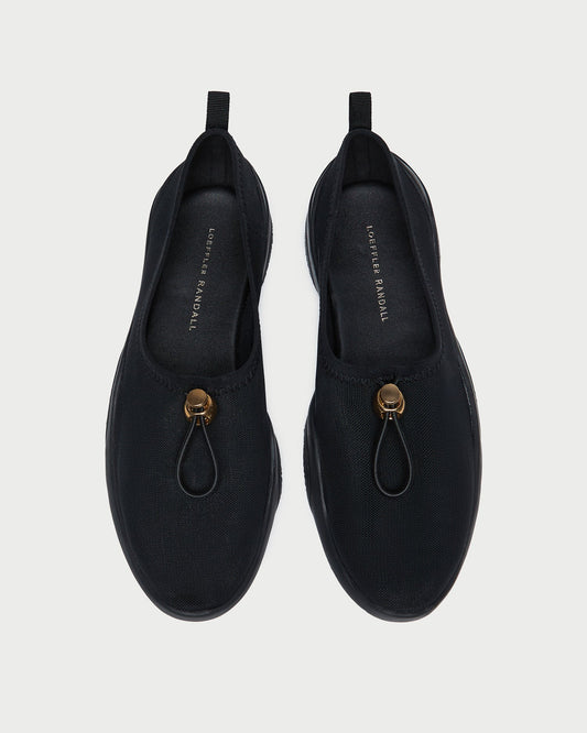 Raina Black Mesh Flat - Loeffler Randall Top Pick