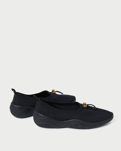 Raina Black Mesh Flat - Loeffler Randall Top Pick