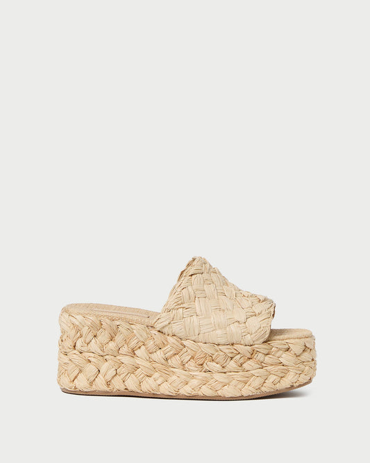 Aaron Natural Braided Straw Mule - Loeffler Randall Trending