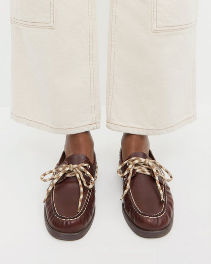 Franco Espresso/Butter Boat Shoe - Loeffler Randall Premium