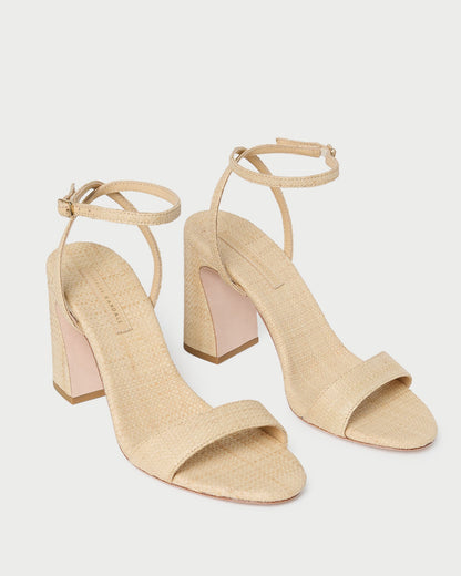 Malia Natural Curved-Heel Sandal - Loeffler Randall Trending