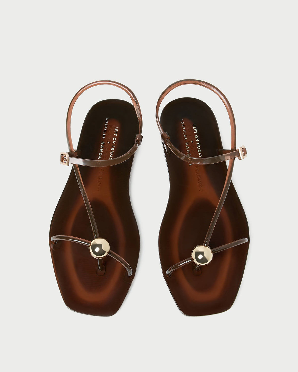 Dana Brown Strappy Jelly Sandal - Loeffler Randall Best Seller