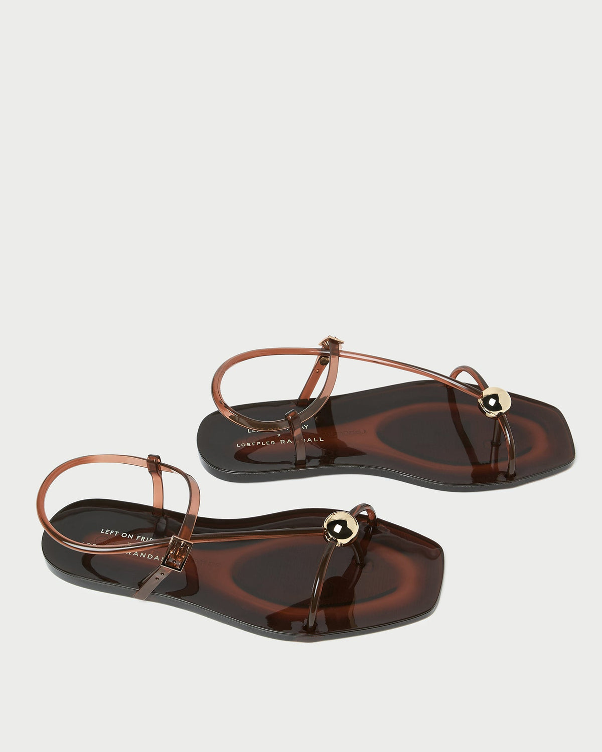 Dana Brown Strappy Jelly Sandal - Loeffler Randall Best Seller