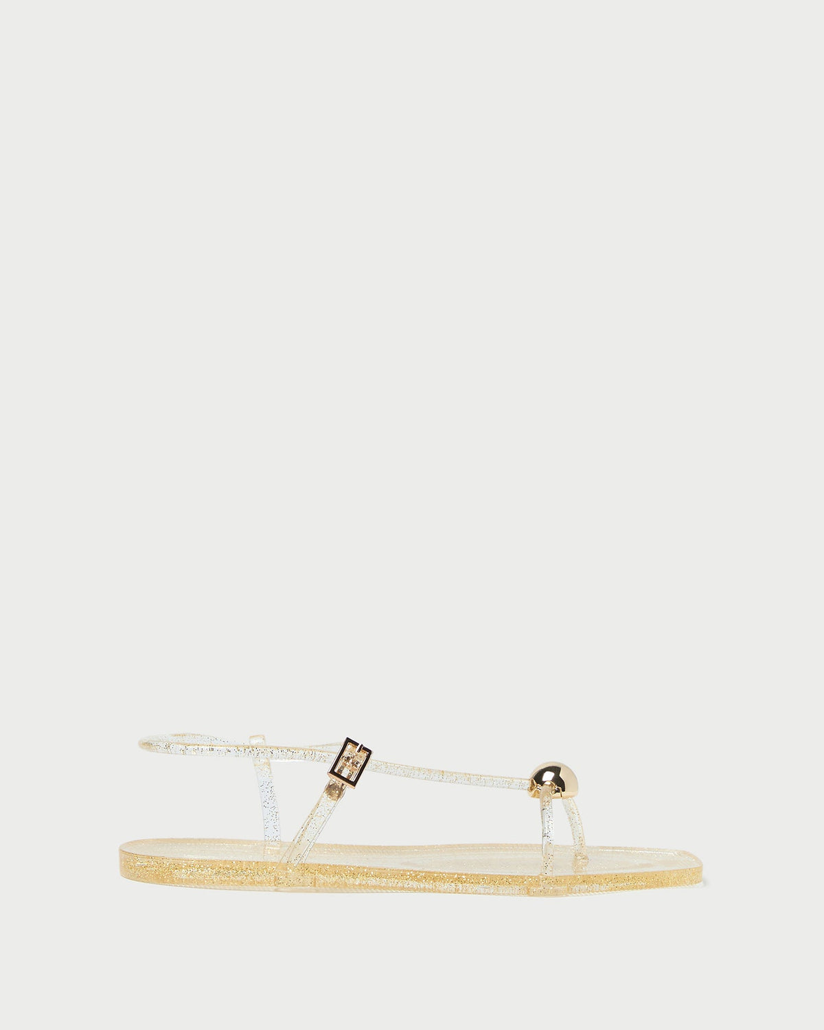 Dana Champagne Strappy Jelly Sandal - Loeffler Randall Smart Buy