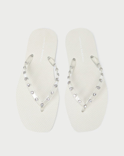 Taryn Cream Jelly Flip Flop - Loeffler Randall Exclusive