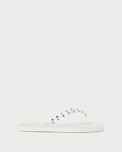 Taryn Cream Jelly Flip Flop - Loeffler Randall Exclusive