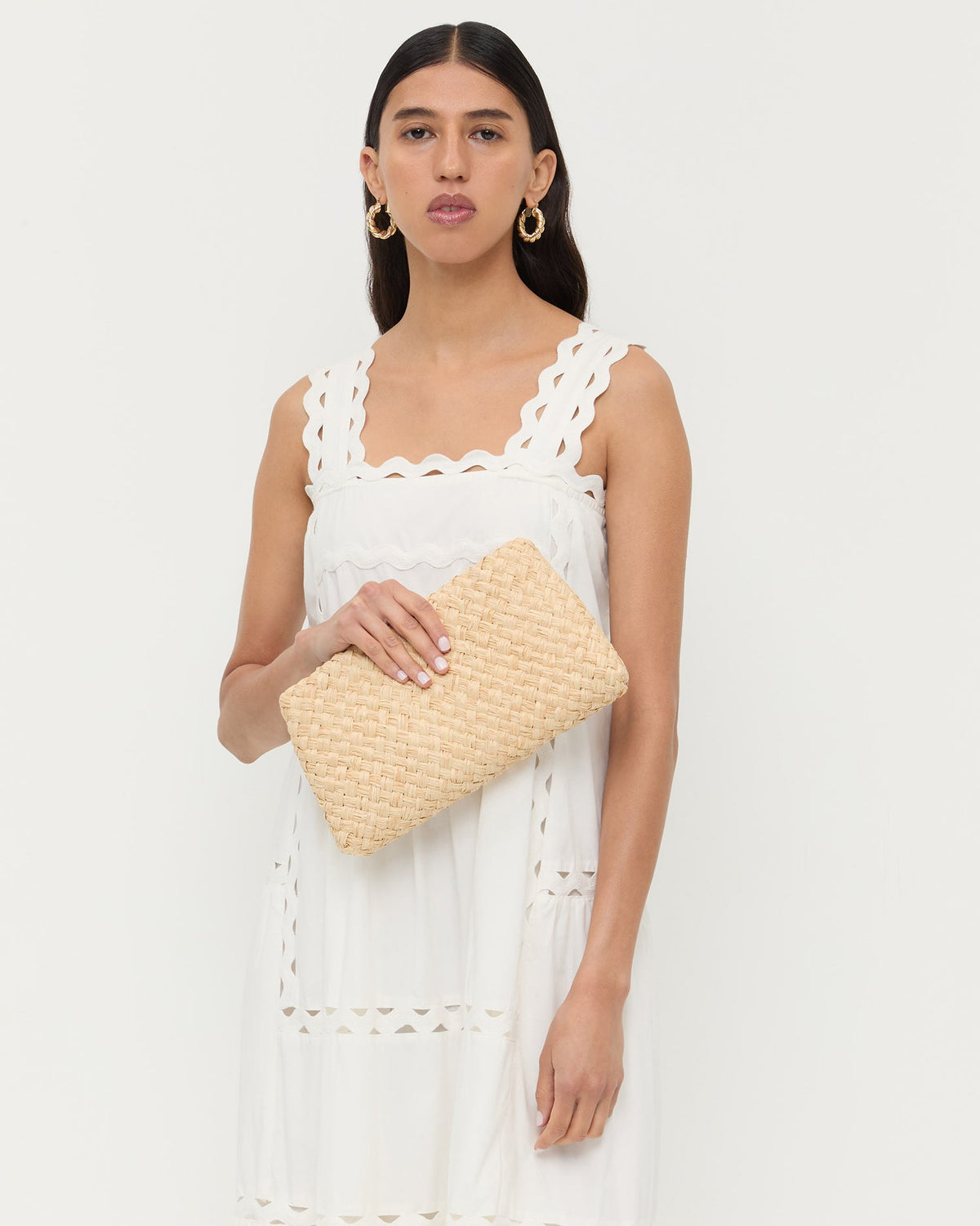 Aviva Natural Woven Straw Bag - Loeffler Randall Exclusive