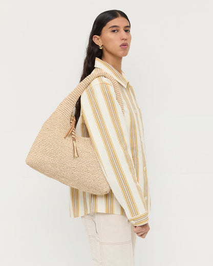 Willow Natural Woven Hobo Bag - Loeffler Randall Special Offer