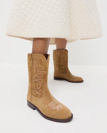 Jett Sand Suede Calf Boot - Loeffler Randall Sale
