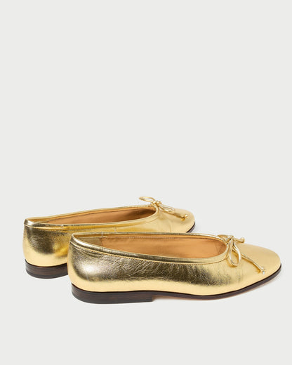 Noelle Champagne Ballet Flat - Loeffler Randall Deals
