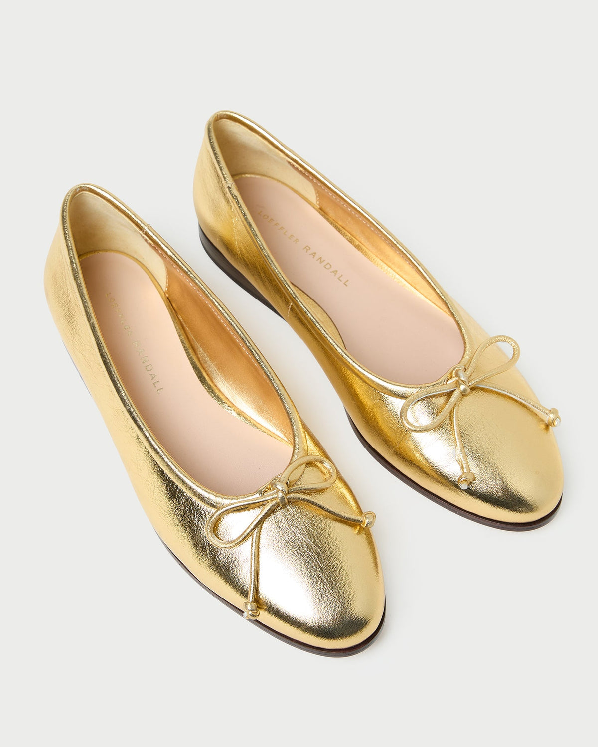 Noelle Champagne Ballet Flat - Loeffler Randall Deals