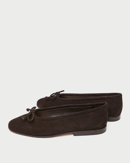 Noelle Brown Suede Ballet Flat - Loeffler Randall Discount