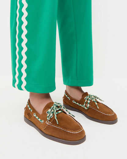 Franco Cacao Suede Boat Shoe - Loeffler Randall Premium