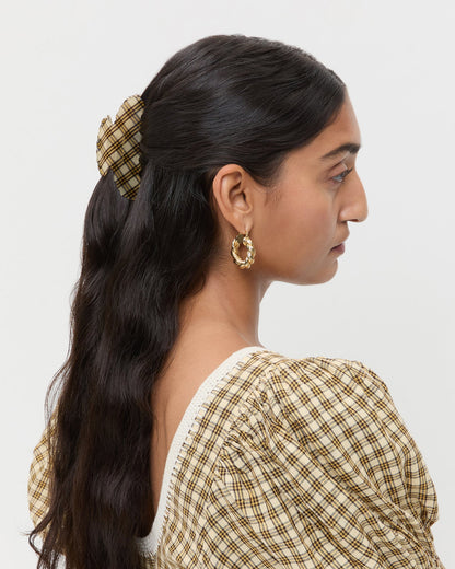 Yuri Butter Plaid Hair Clip Set - Loeffler Randall Discount