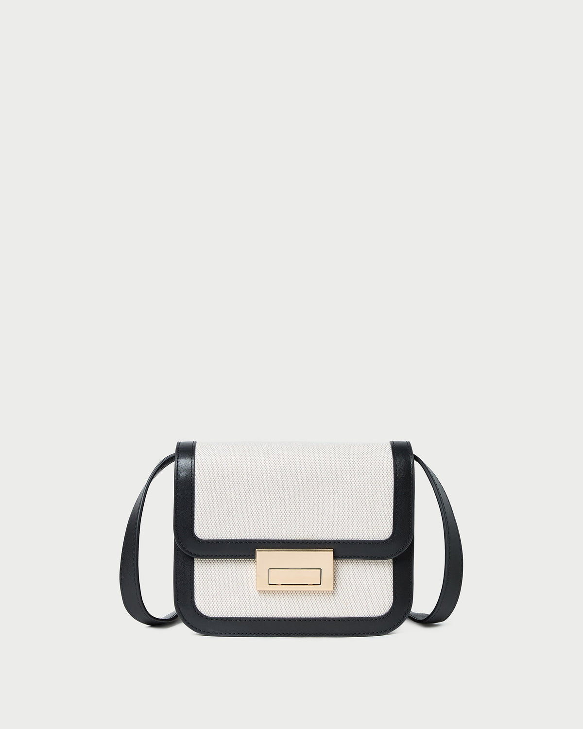Desi Black/Natural Canvas Crossbody - Loeffler Randall Featured