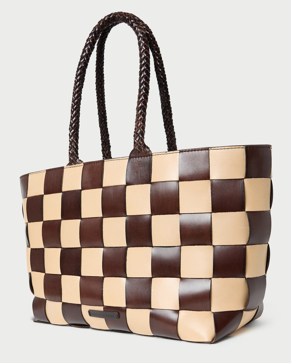 Klara Brown/Butter Woven Leather Tote - Loeffler Randall Customer Favorite
