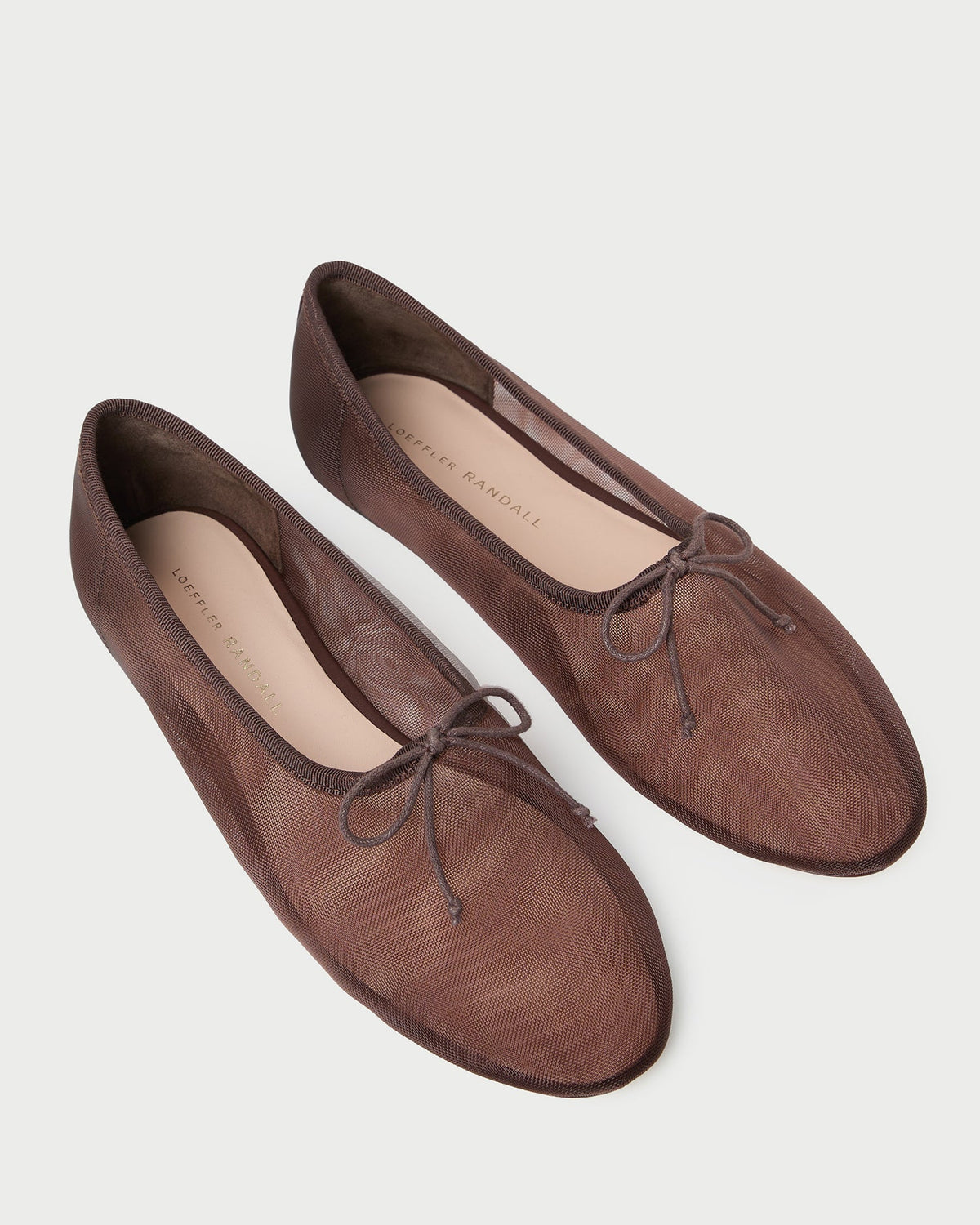 Landon Chocolate Mesh Ballet Flat - Loeffler Randall Popular
