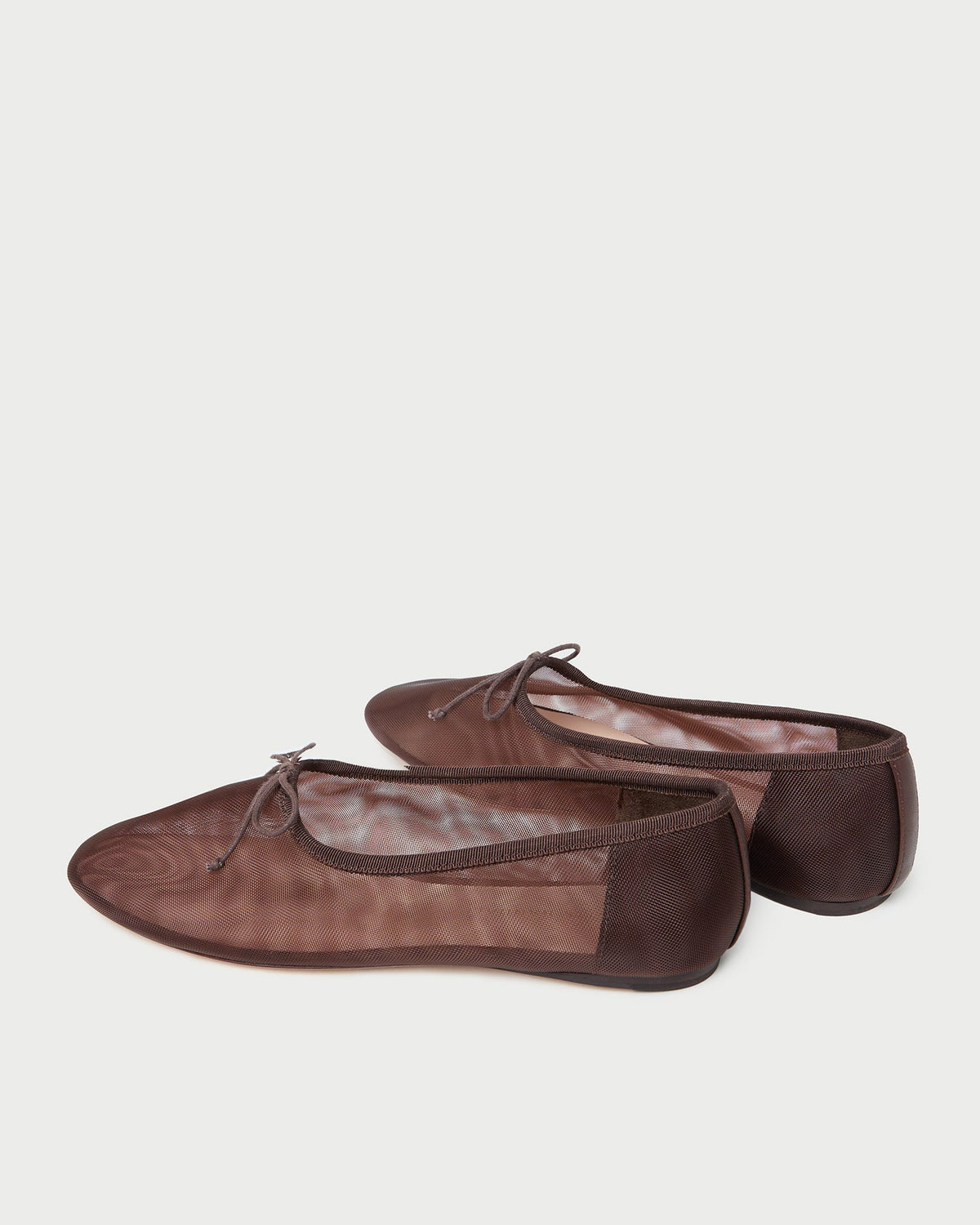 Landon Chocolate Mesh Ballet Flat - Loeffler Randall Popular