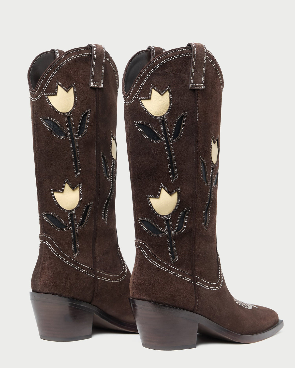 Wilder Brown Suede Tulip Boot - Loeffler Randall New