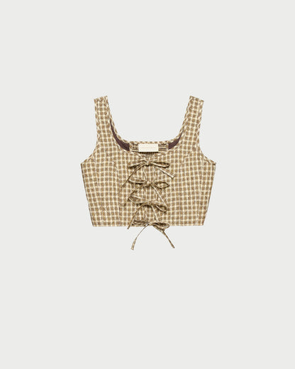 Callista Tie-Front Vest - Loeffler Randall Classic
