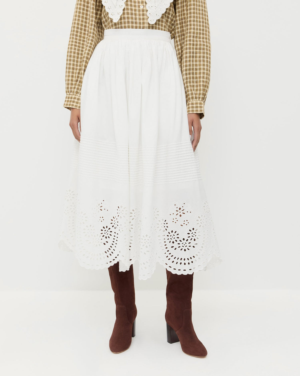 Tinsley Broderie Skirt - Loeffler Randall Value