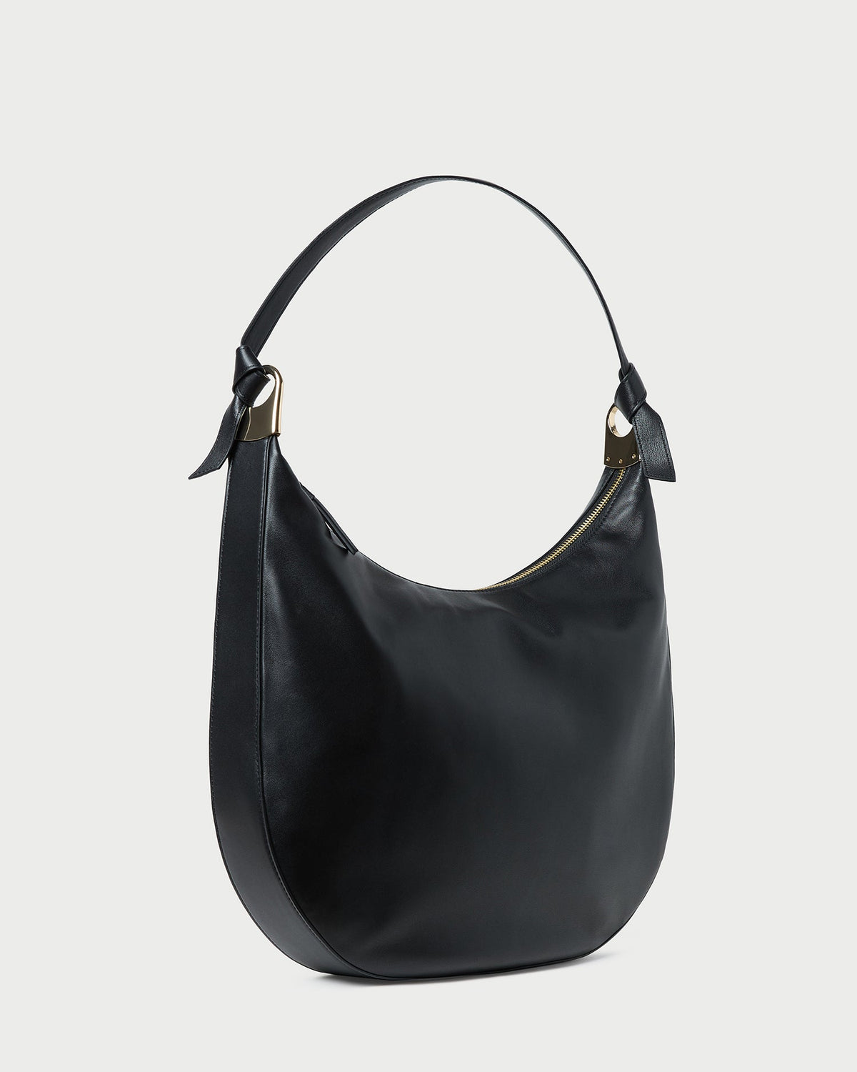 Morgan Black Leather Shoulder Bag - Loeffler Randall Featured