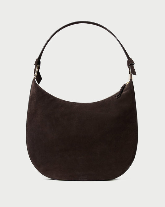 Morgan Brown Suede Shoulder Bag - Loeffler Randall Top Pick