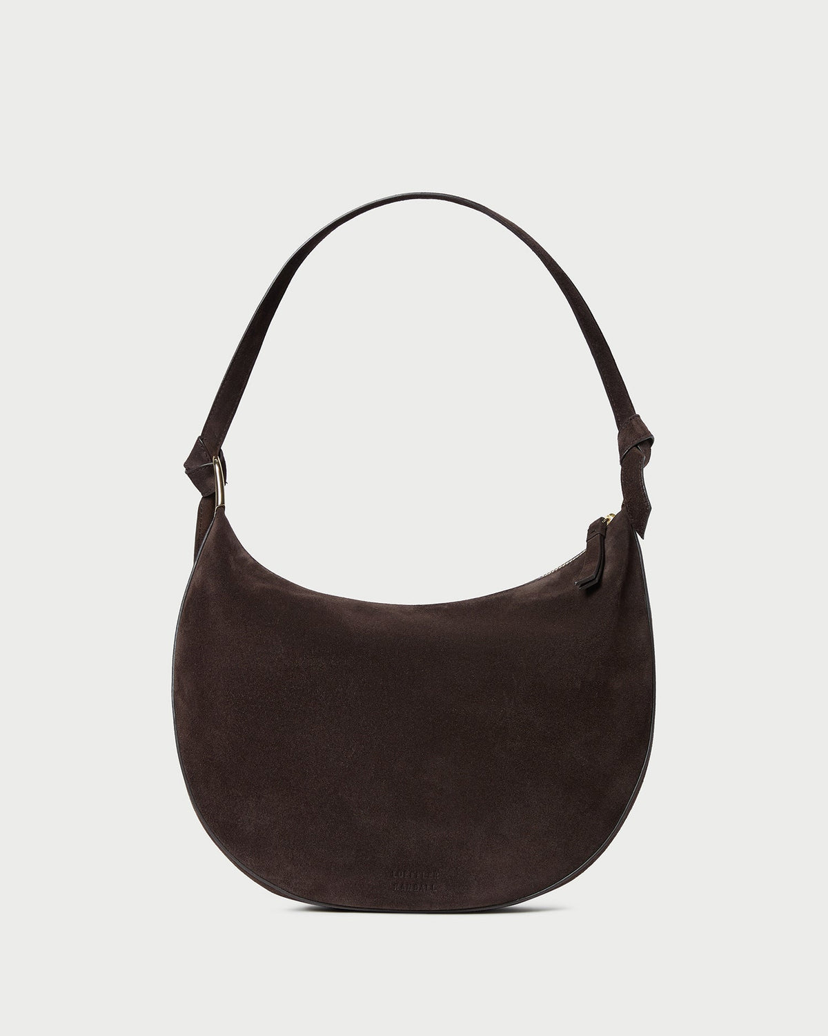 Harlow Brown Suede Shoulder Bag - Loeffler Randall Premium
