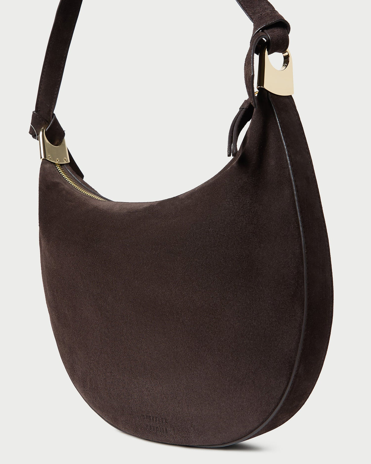 Harlow Brown Suede Shoulder Bag - Loeffler Randall Premium