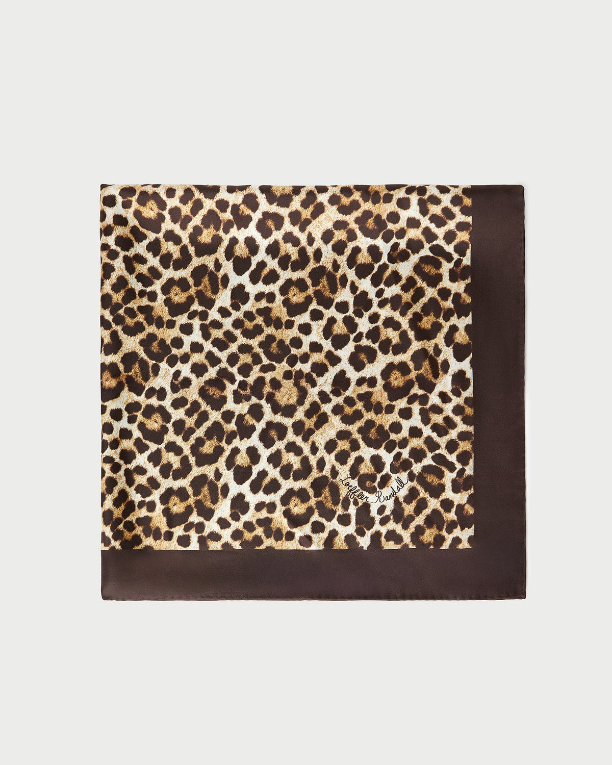 Beverly Leopard Silk Scarf - Loeffler Randall Trusted
