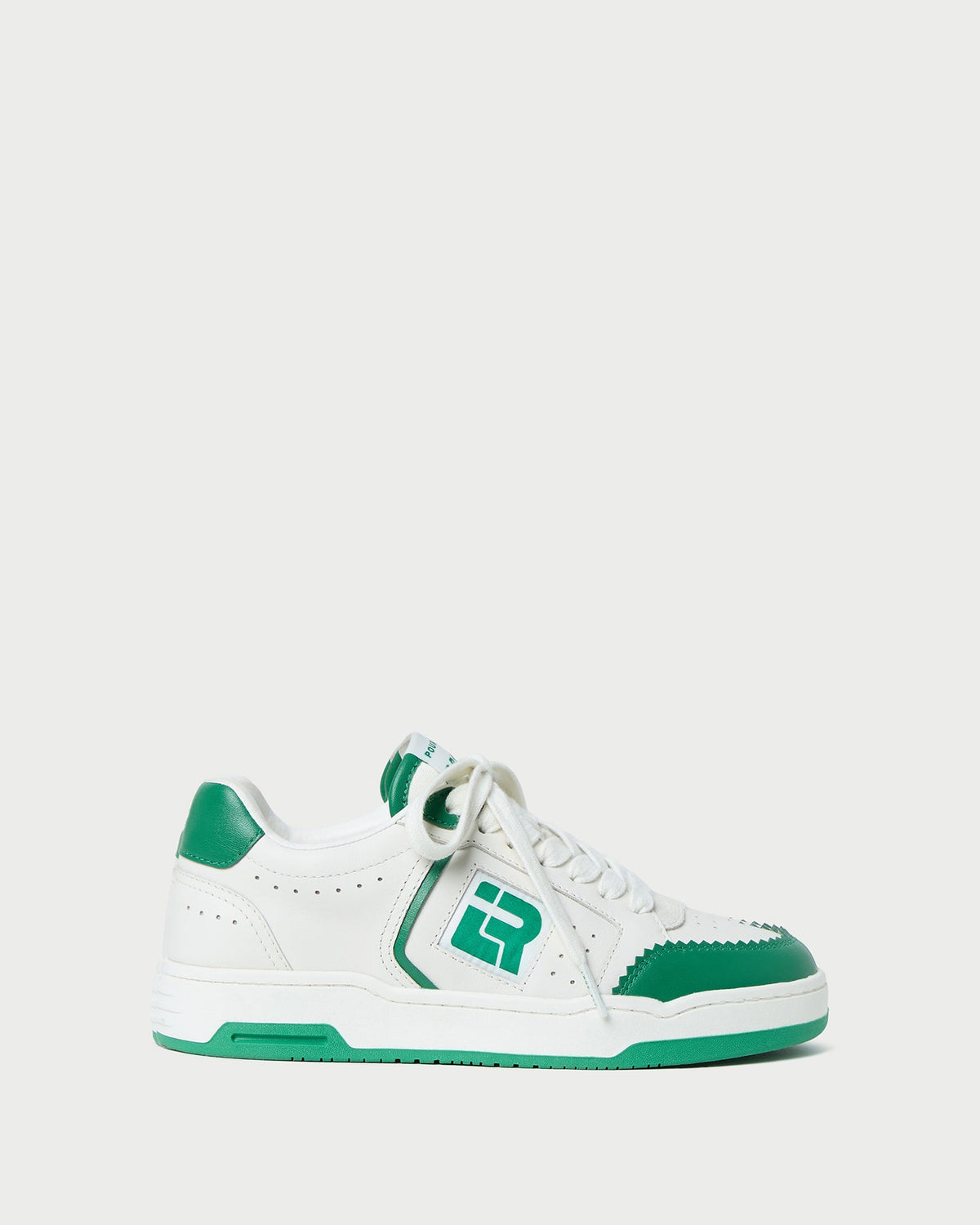 Topspin Cream/Green Court Sneaker - Loeffler Randall Smart Buy