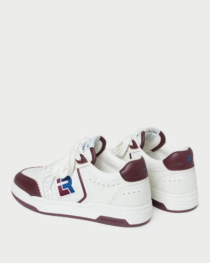 Topspin Cream/Maroon Court Sneaker - Loeffler Randall Quality