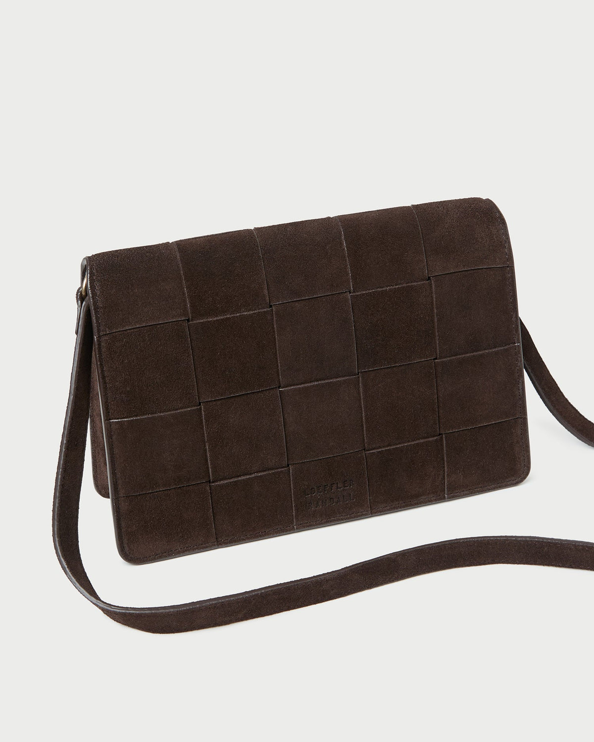Delphine Brown Suede Shoulder Bag - Loeffler Randall Classic