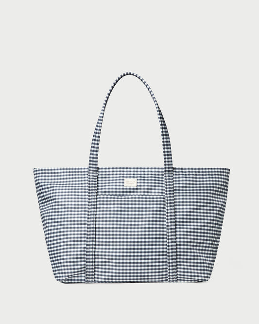 Dina Black/White Gingham Travel Tote - Loeffler Randall Latest