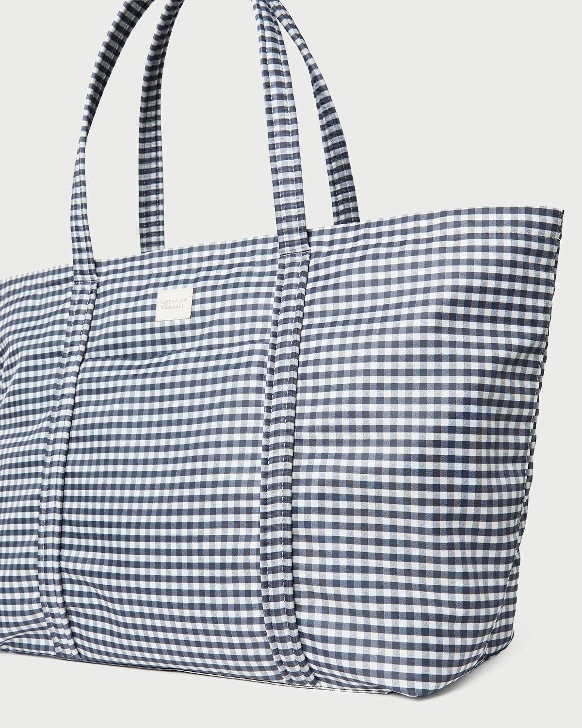 Dina Black/White Gingham Travel Tote - Loeffler Randall Latest